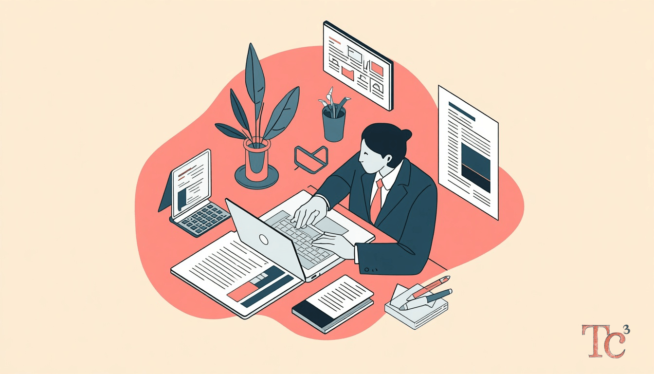 AI Compliance Requirements: What SMBs Need to Know 1 Business owner reviewing AI compliance requirements checklist on laptop with regulatory documents