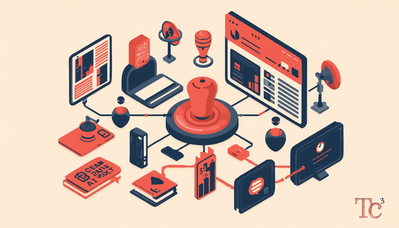 AI Identity Management: 5 Risks SMBs Must Address 1 Diagram showing AI identity management framework with service accounts, access controls, and audit trails for small business AI agents
