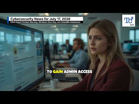 CISA Urgent Fortinet Warning, Windows Zero-Day, and 23andMe Settlement