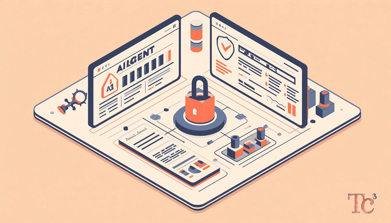 AI agent security risks dashboard showing approval checkpoints and audit logs for autonomous business tools