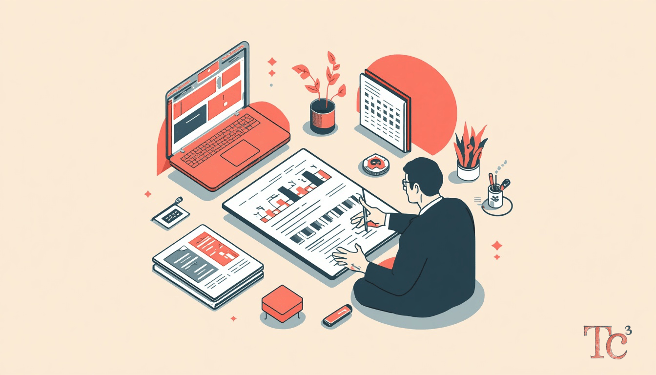 Business owner reviewing data breach costs and cybersecurity liability expenses on financial documents