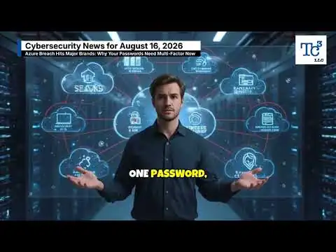 Azure Breach Hits Major Brands: Why Your Passwords Need Multi-Factor Now