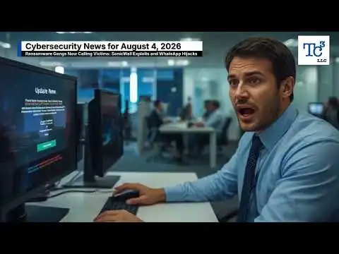 Ransomware Gangs Now Calling Victims: SonicWall Exploits and WhatsApp Hijacks