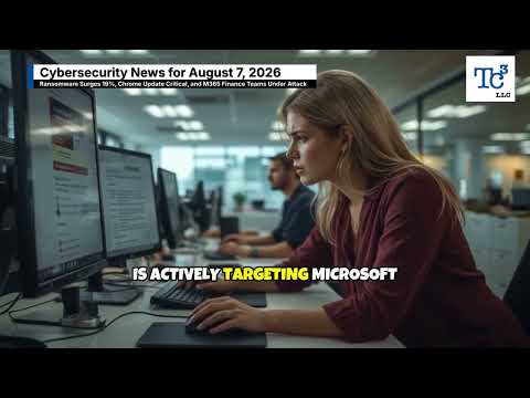 Ransomware Surges 19%, Chrome Update Critical, and M365 Finance Teams Under Attack
