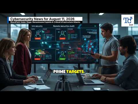 SharePoint Under Siege: Ransomware Exploits & Critical Infrastructure Attacks