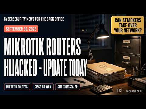 Critical Flaws Under Active Attack in MikroTik, Cisco, and Citrix Systems