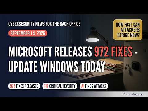 Microsoft Patches Record 972 Flaws as AI Speeds Up Attack Window