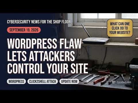 WordPress Click2Shell Flaw, SolarWinds Patch, and Why Employee Offboarding Matters