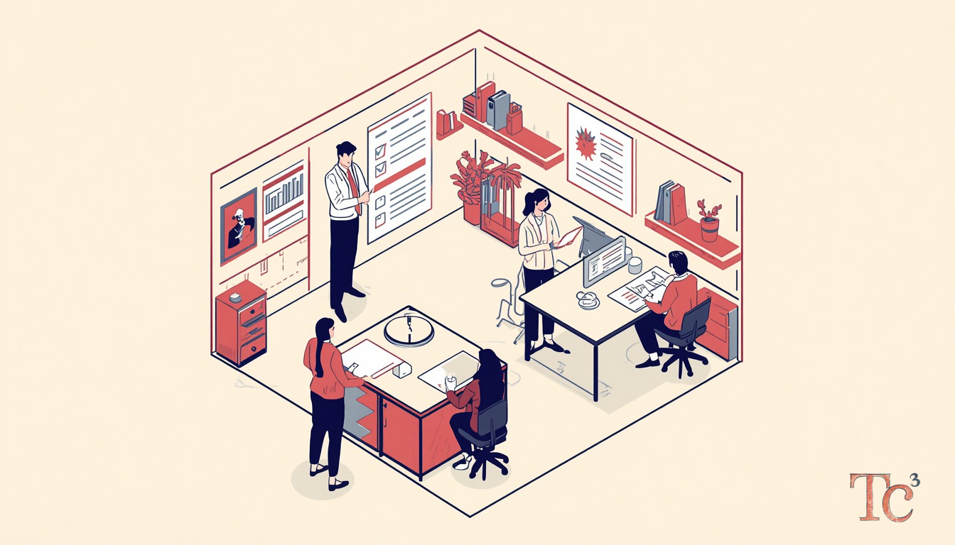 HIPAA Breach Response: 5 Steps Small Clinics Must Take 1 Small clinic staff reviewing HIPAA breach response checklist and patient notification letters after unauthorized electronic medical records access