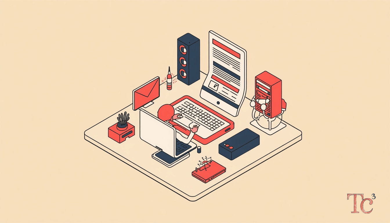 Phishing Training: 5 Ways Hackers Use Trusted Platforms 1 Employee reviewing phishing training materials to recognize credential theft attempts on trusted platforms