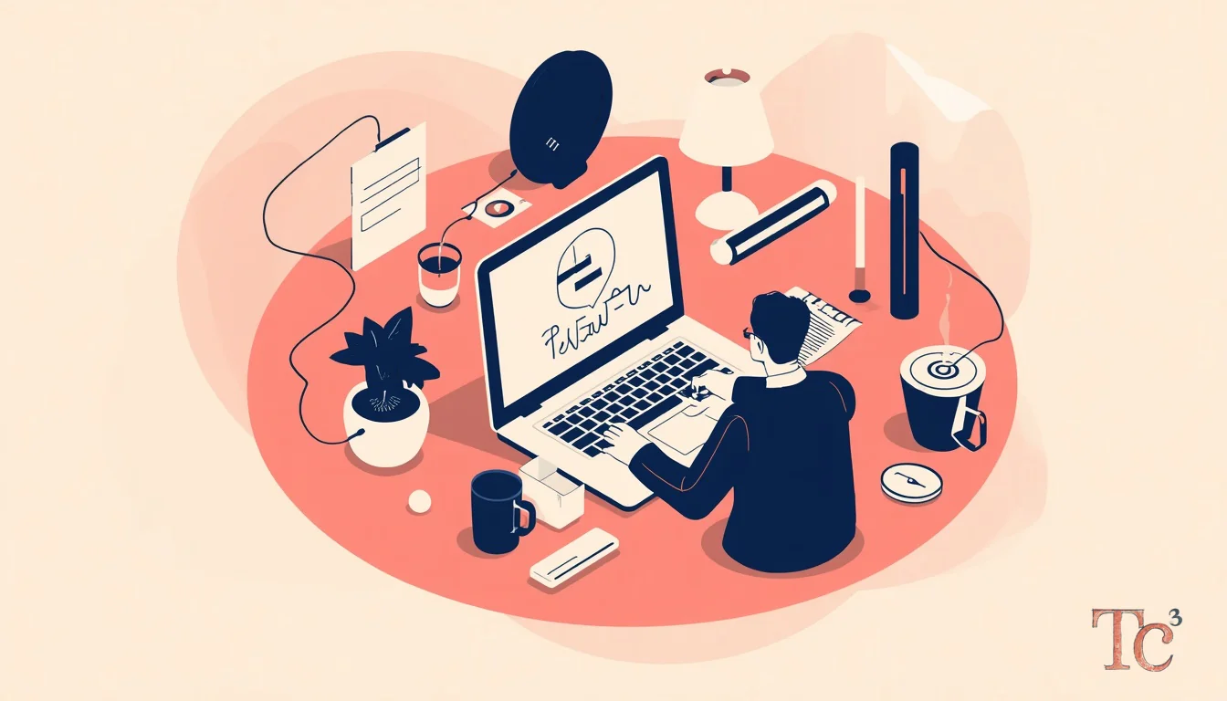 AI Agent Approval: Do You Need Human Control? (5 Steps) 1 Business owner reviewing AI agent approval request on laptop to protect company data and prevent automated mistakes