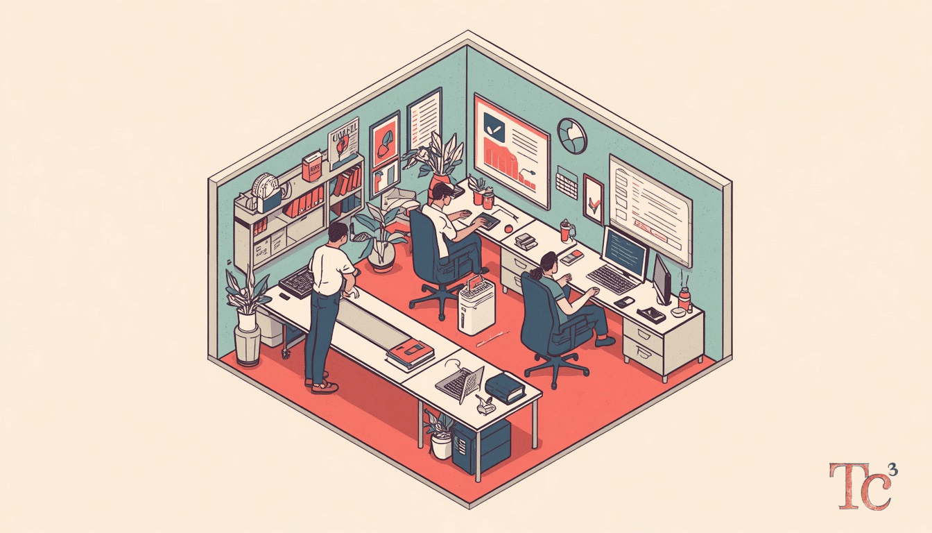 HIPAA Compliance Gaps: 9.5M Records Breached in 2025 1 Medical office staff reviewing HIPAA compliance gaps checklist to prevent patient data breaches