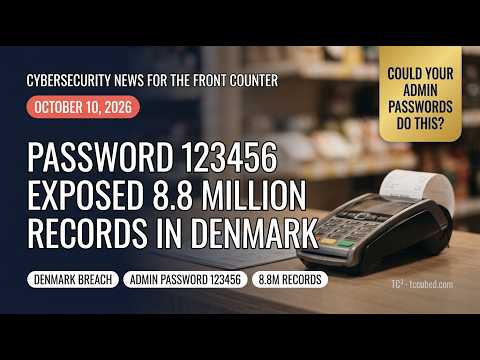 Password 123456 Breaches 8.8 Million Records and Backup Servers Under Active Attack